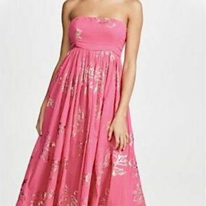 Free People Baja Babe Strapless Dress, Size XS